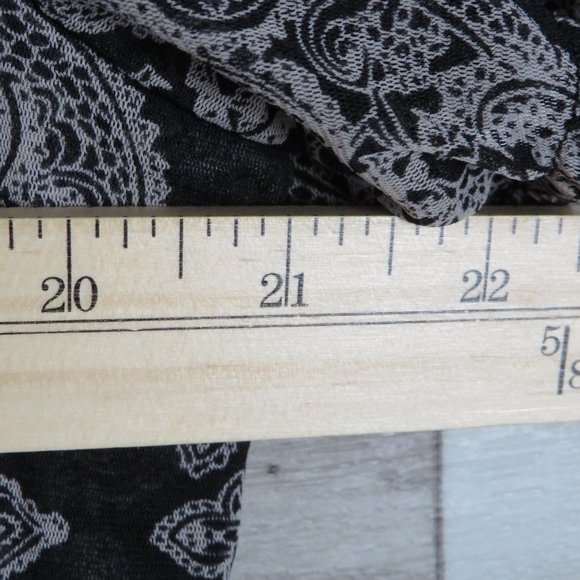 I-N-C* Women's Short Sleeve Low‎ V-Neck Button Down Ruffled Blouse~ Size 1X - Picture 7 of 13